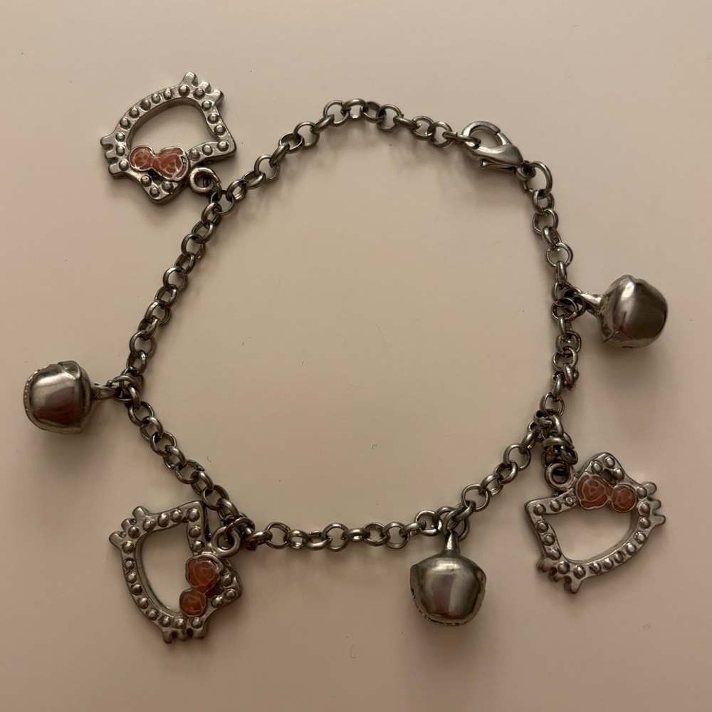Hello Kitty Charm Bracelet w/ Bells